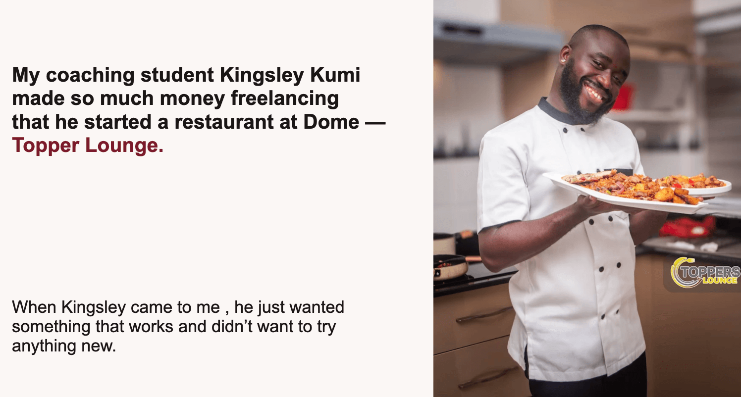 Kingsley Kumi result